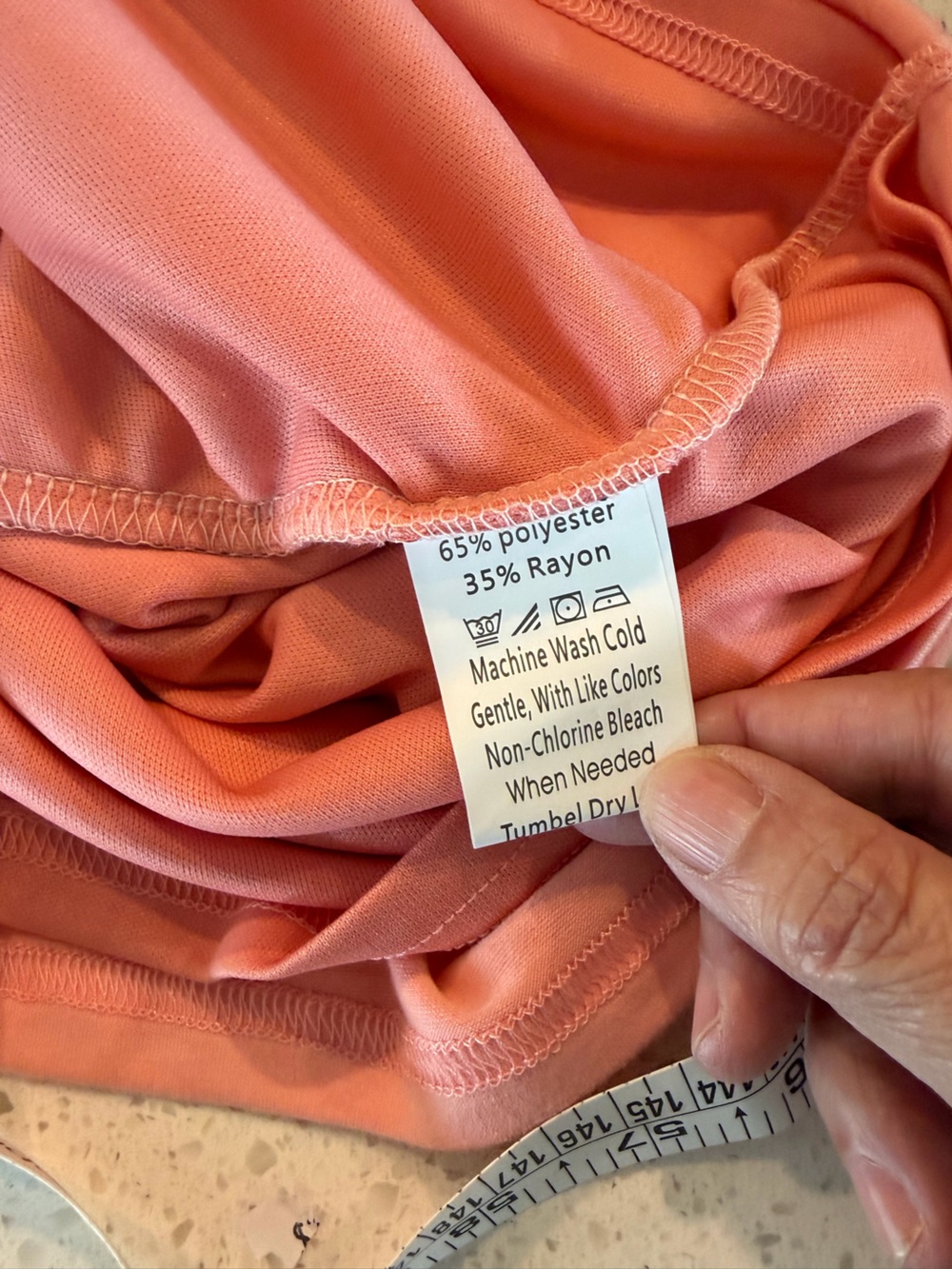 Lillusory Peach Tie-Front Midi Dress - Casual Short Sleeve Mid L - Picture 3 of 5